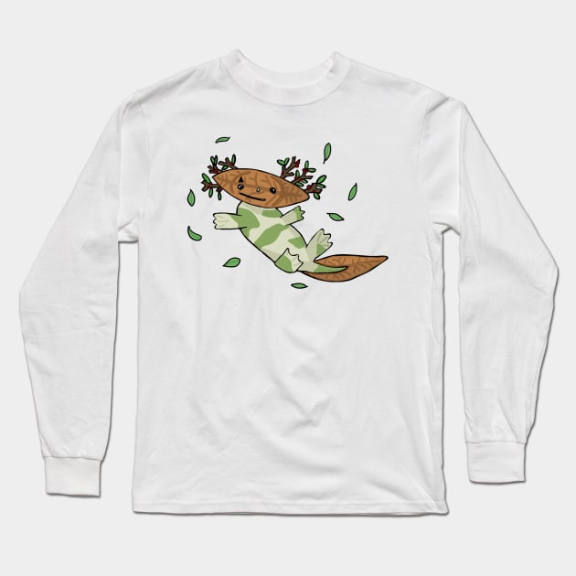 Korok Axolotl 2 Long Sleeve T-Shirt by HeartonSleeves